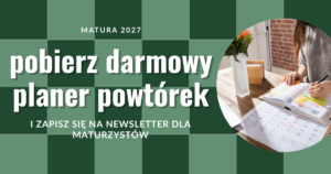 Darmowy planer powtórek do matury z biologii